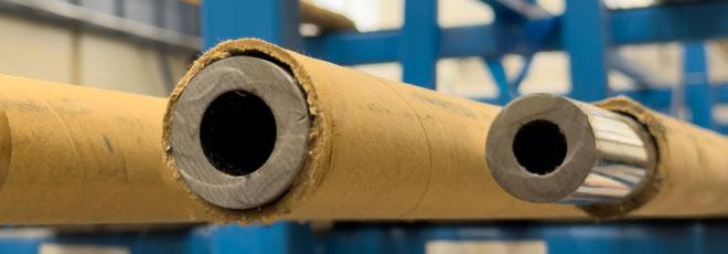 Cover image of chromed tubes