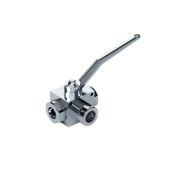 Golyóscsap - 3 utas "L" - G 1/4" - 500bar Golyóscsap - 3 utas "L" - G 1/4" - 500bar