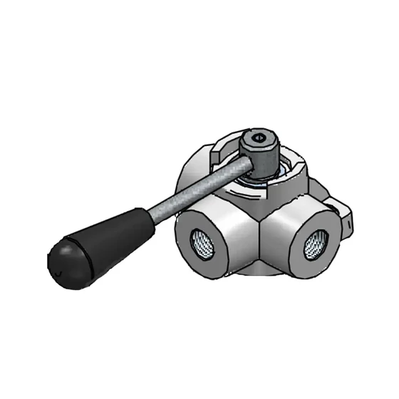 3 utas útváltó G 3/4" középáll. zárt - HVDCUK33CG12GL