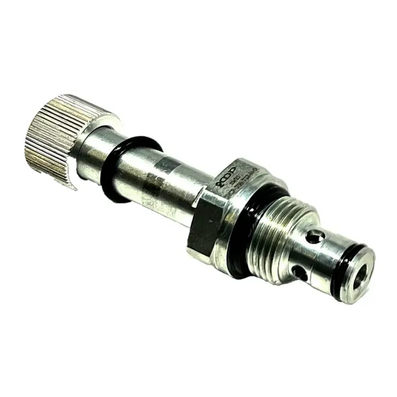 Ülékes szelep - 2/2 - NO - SAE08 (UNF 3/4" - 12,7/27) - SVCP-S08-TS2-N-0 - 350bar - 40l/min Ülékes szelep - 2/2 - NO - SAE08 (UNF 3/4" - 12,7/27) - SVCP-S08-TS2-N-0 - 350bar - 40l/min