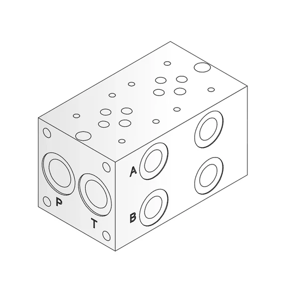 Sorblokk - NG06 - 2 tagos - acél - oldalsó - G3/8" Sorblokk - NG06 - 2 tagos - acél - oldalsó - G3/8"