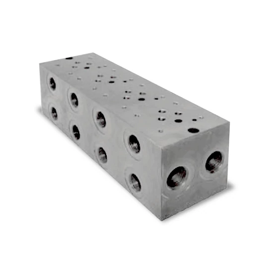 Sorblokk - NG06 - 3 tagos - acél - oldalsó - G3/8" - Poclain Sorblokk - NG06 - 3 tagos - acél - oldalsó - G3/8" - Poclain