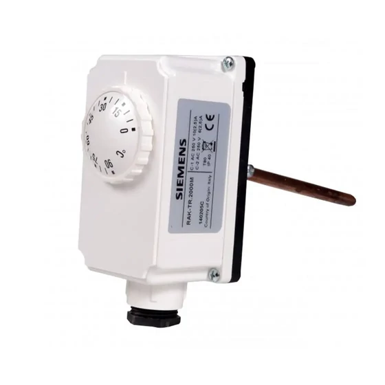 Hőcserélő tartozék - Hőkapcsoló - 1/2" 0-90 °C - fehér Hőcserélő tartozék - Hőkapcsoló - 1/2" 0-90 °C - fehér