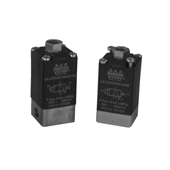 Elektromos vezérlésű szelep - 3/2 - monostabil - alaplapos - NC