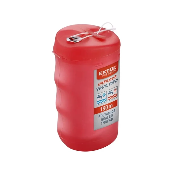 Menettömítő zsinór - EXTOL 55 / 150m - fém és műanyag menetekre Menettömítő zsinór - EXTOL 55 / 150m - fém és műanyag menetekre