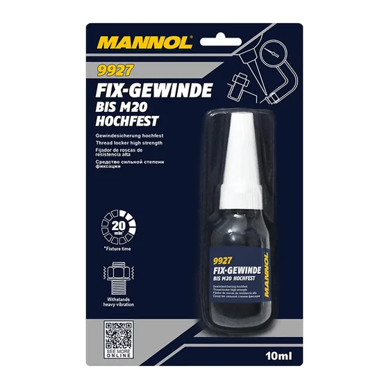 MANNOL 9927 / 10ml erős rögzítés Csavarrögzítő állandó - RRMAN9927