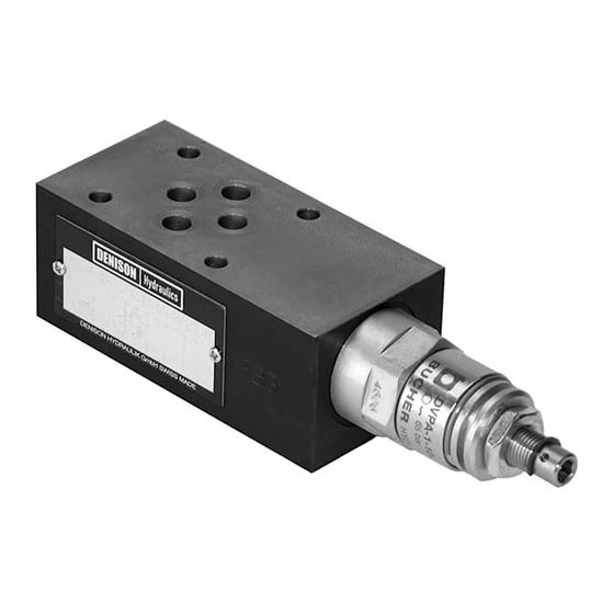 ZDV-P02-5-S0-D1 098-91035-0 350bar NA10 P-ági Nyomáshatároló közlap - HVNHK10PPR350ZDV