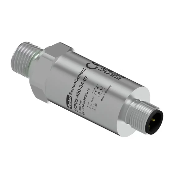 250 bar 0..10V G1/4" M12 SCP03-250-44-07 Nyomástávadó - DTB0250M14SC3