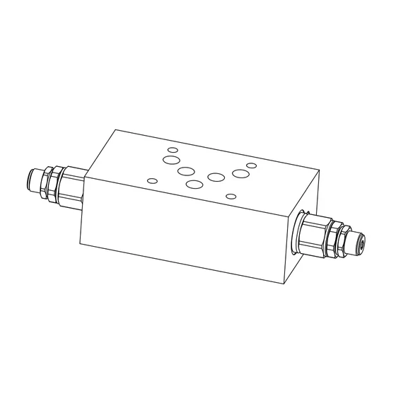 MVS-10-RV-P-3-N-H-10 125-200bar NA10 P-ági Nyomáshatároló közlap - HVNHK10P2M200