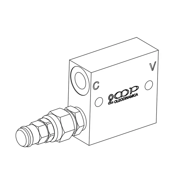 80-350bar SVDS-02-20-005-350-N-H G3/8" acél csővezetékes Sorrendszelep - HVNSCG062M350