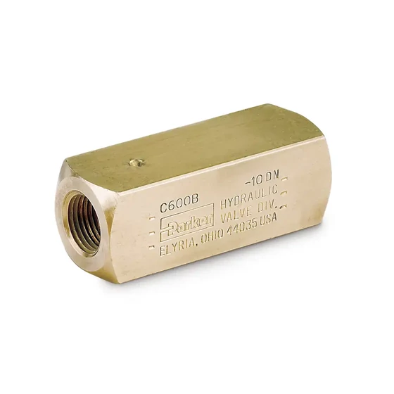 0,35bar 9C800S G1/2" Parker csővezetékes Visszacsapó - HVVVCG08PR