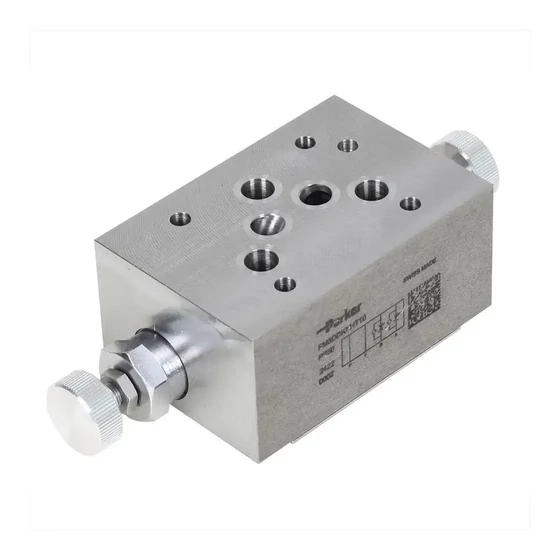 Kettős fojtó-visszacsapó közlap - NA25 - FM6DDKV Kettős fojtó-visszacsapó közlap - NA25 - FM6DDKV