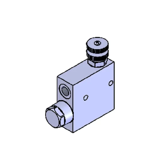 Picture 1/3 -1/2" 80/60 l/min 350bar Háromutas áramállandósító - HVLHCG08GC