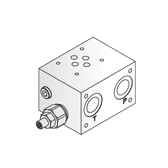 Picture 1/2 -Subplate - NG06 - 50-215bar - EA 610-08-38-1-3-H