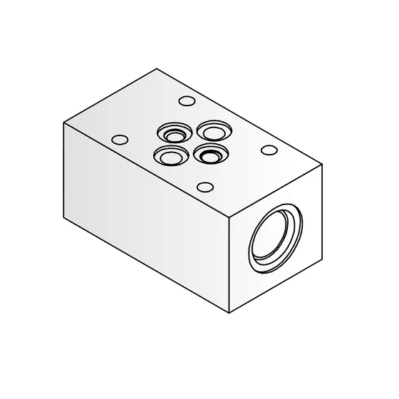 Picture 1/2 -Modular plate - NG06 - ES 610-15-02