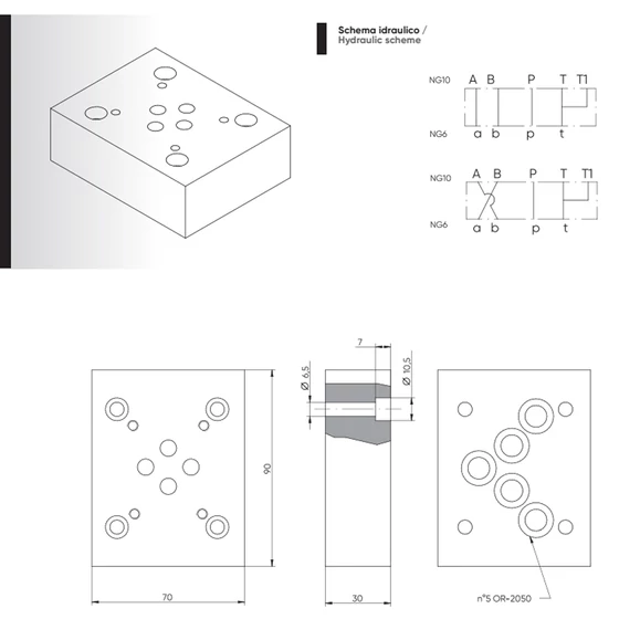 Picture 2/2 -Reduction plate - NG10/06 - ES 610-05-0