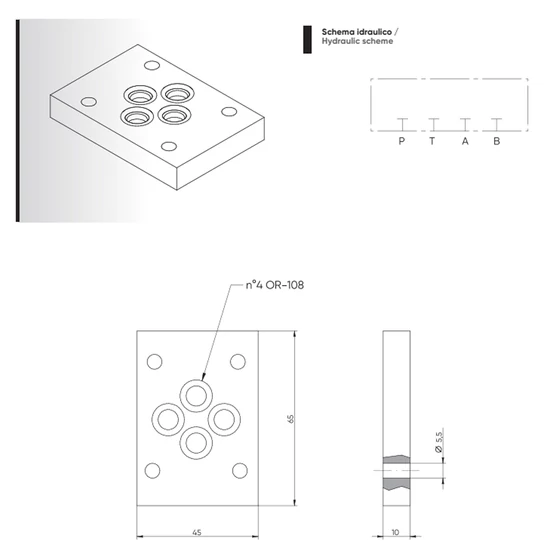 Picture 2/2 -End plate - NG06 - ES 06-00-10