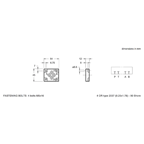 Picture 2/2 -End plate - NG06 - PE-MD1/20