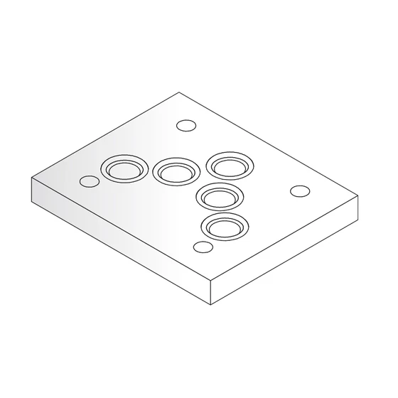 Picture 1/2 -End plate - NG10 - ES 10-00-10