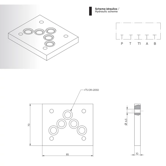 Picture 2/2 -End plate - NG10 - ES 10-00-10