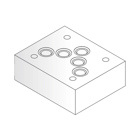 Picture 1/2 -End plate - NG10 - ES 10-00-20-3