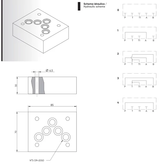 Picture 2/2 -End plate - NG10 - ES 10-00-20-3