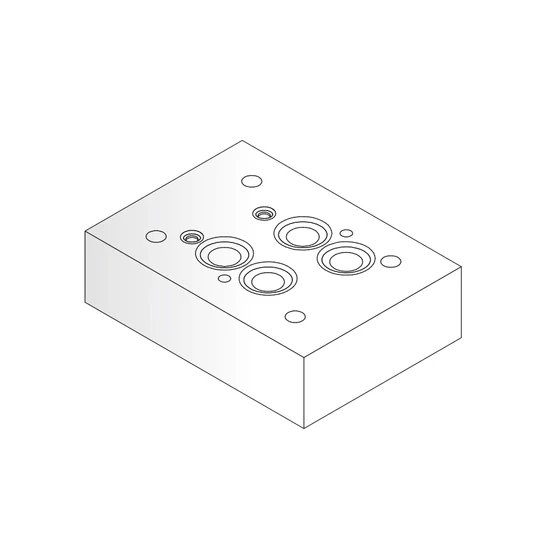Picture 1/2 -End plate - NG16 - ES 16-03-30-0