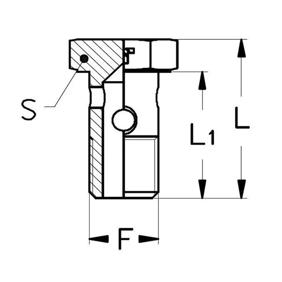 Picture 2/2 -Tube Coupling - G1/2" - 06VS08