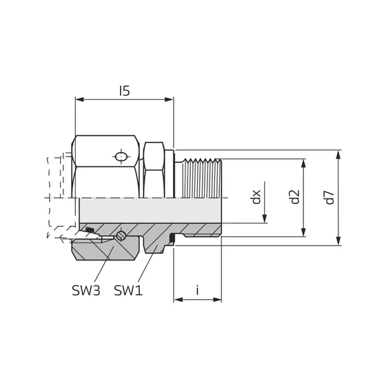 Picture 2/2 -Tube Coupling - EGE 20-SM