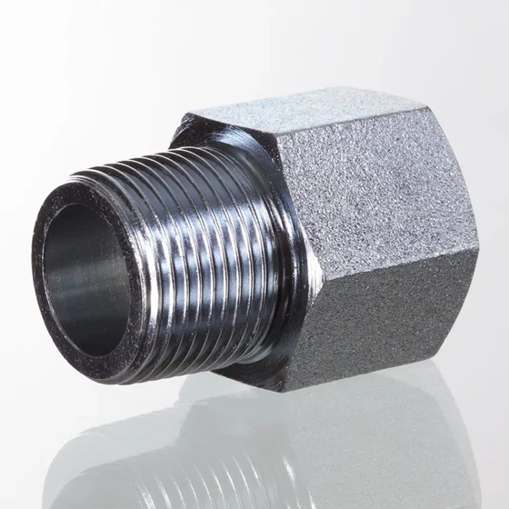 Picture 1/2 -Tube Coupling (AD-BSP) - (K-B) - R1/4" - 1/2"