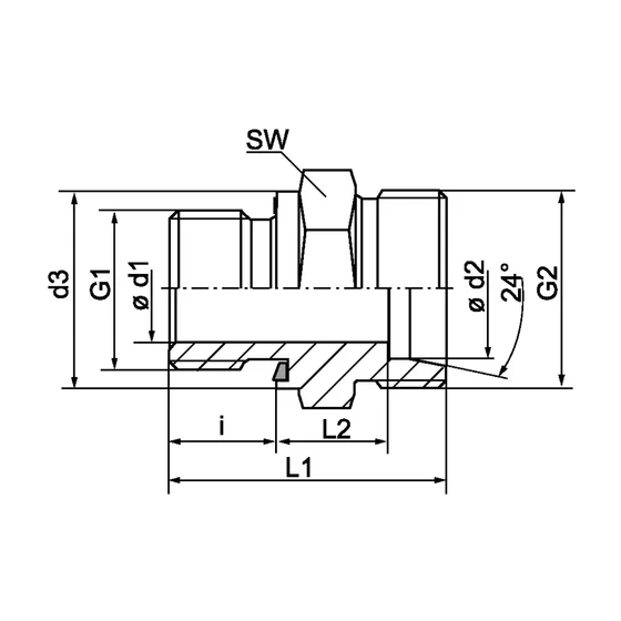 Picture 2/2 -Tube Coupling - GE 06-LR