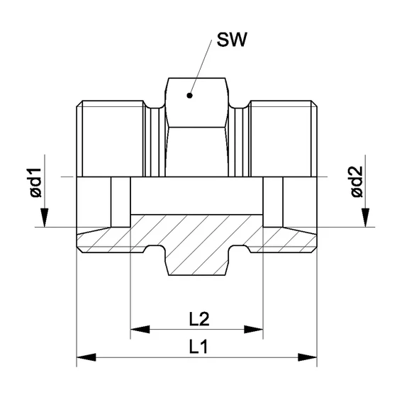 Picture 2/2 -Tube Coupling - G 08-LL