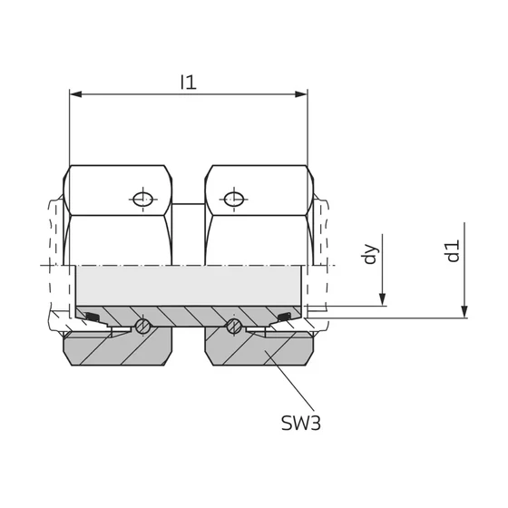 Picture 2/2 -Tube Coupling - GZ 08-S