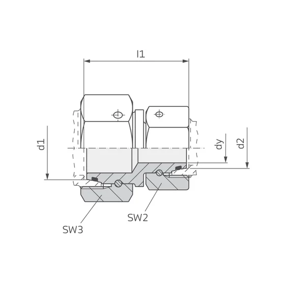 Picture 2/2 -Tube Coupling - GZR 30/20-S