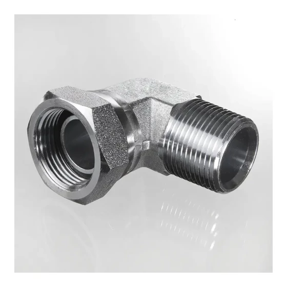 Picture 1/2 -Tube Coupling (EW-NPT) - (H-K) - 1/8" - Sw.-Male