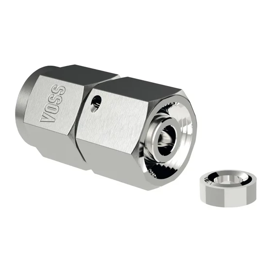 Picture 1/2 -Tube Coupling - MAVE 06-SR 1/4"