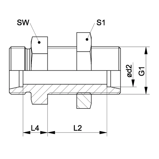 Picture 2/2 -Tube Coupling - SV 08-L