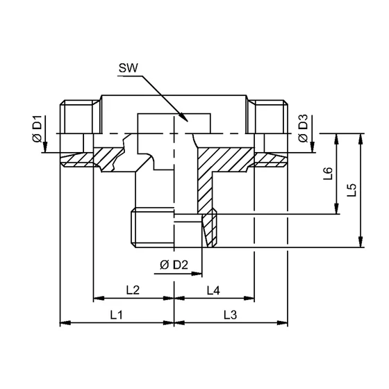 Kép 2/2 - T-redukáló - TR 15/12/12-L