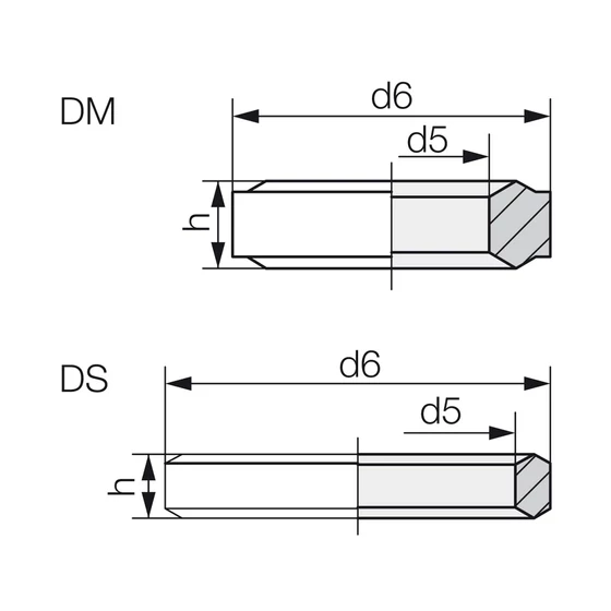 Kép 2/2 - Vágógyűrű - DKA 1/4"