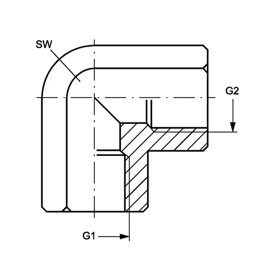 Picture 2/2 -Tube Coupling (W-BSP) - (B-B) - G5/4"