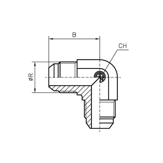 Picture 2/2 -Tube Coupling - (W-UNF) - JIC 1.5/8"-12