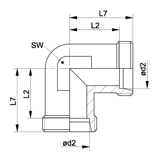 Picture 2/2 -Tube Coupling - W 08-L