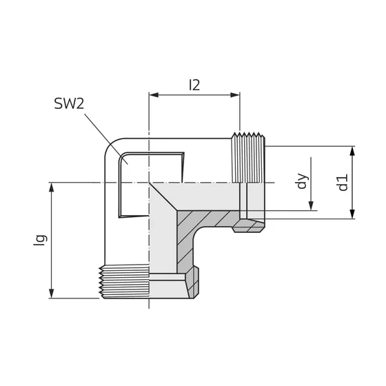 Picture 2/2 -Tube Coupling - W 16-S