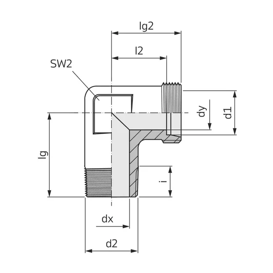 Picture 2/2 -Tube Coupling - WE 12-SR