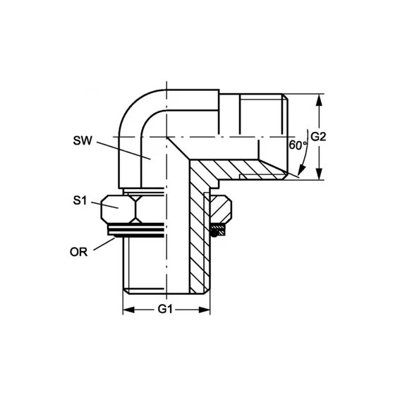 Picture 2/2 -Tube Coupling (WEE-R) - G3/8" - G1/2"