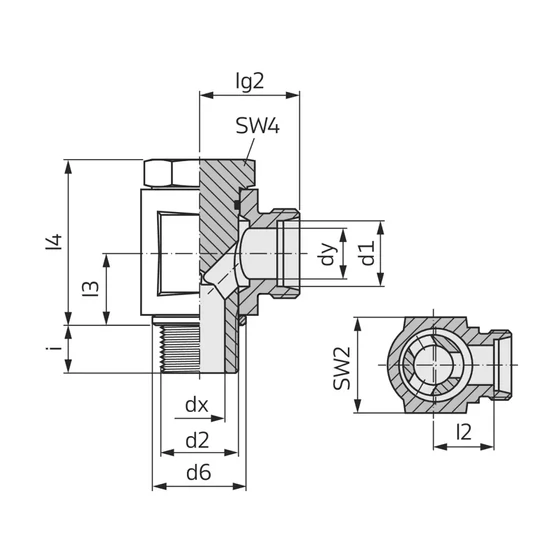 Picture 2/2 -Tube Coupling - WH 25-SR
