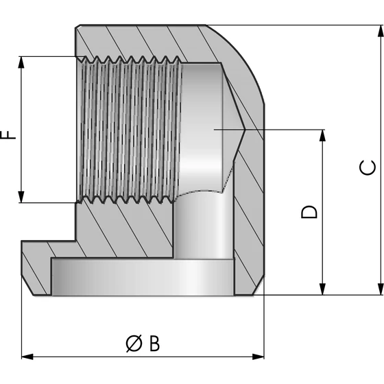 Picture 2/2 -Angle port - NBBORSANG3/8