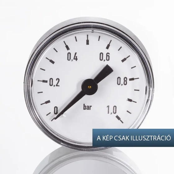 Ř40 hátsó 1/8" 0-100 bar WIKA glyc. Manométer - DM04H100WI