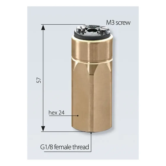 Picture 3/4 -Pressure switch - -200...+950 mbar - B1/8" - NC - 0151-455-15-3-001