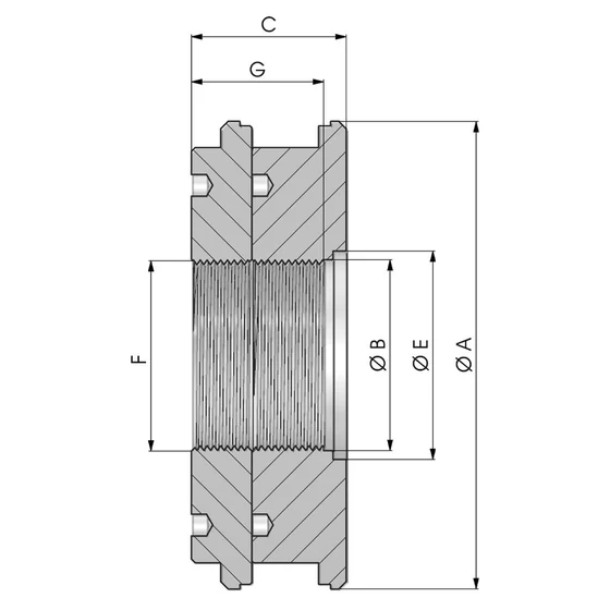 Picture 2/2 -Two parts threaded piston - NBP000180070